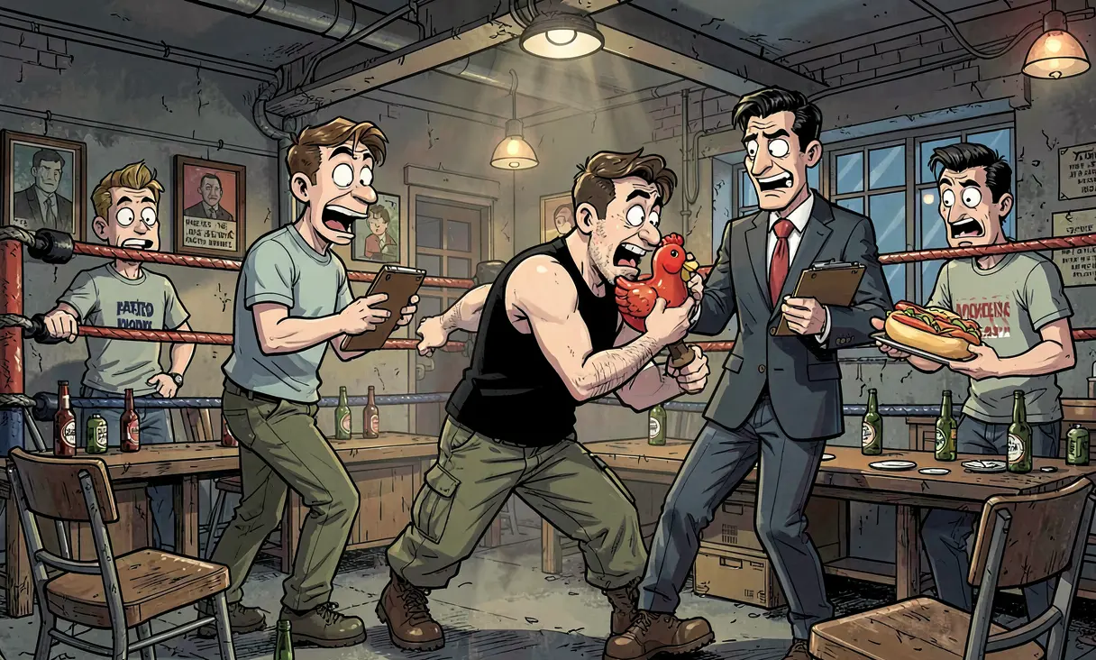 The Gang Wrestles for the Troops