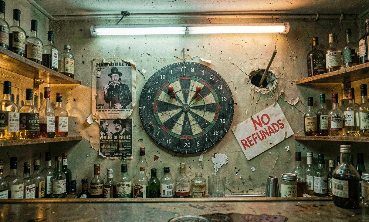 The Bar's Back Wall