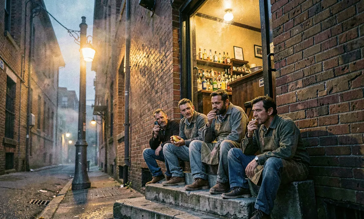 The Bar's Front Steps